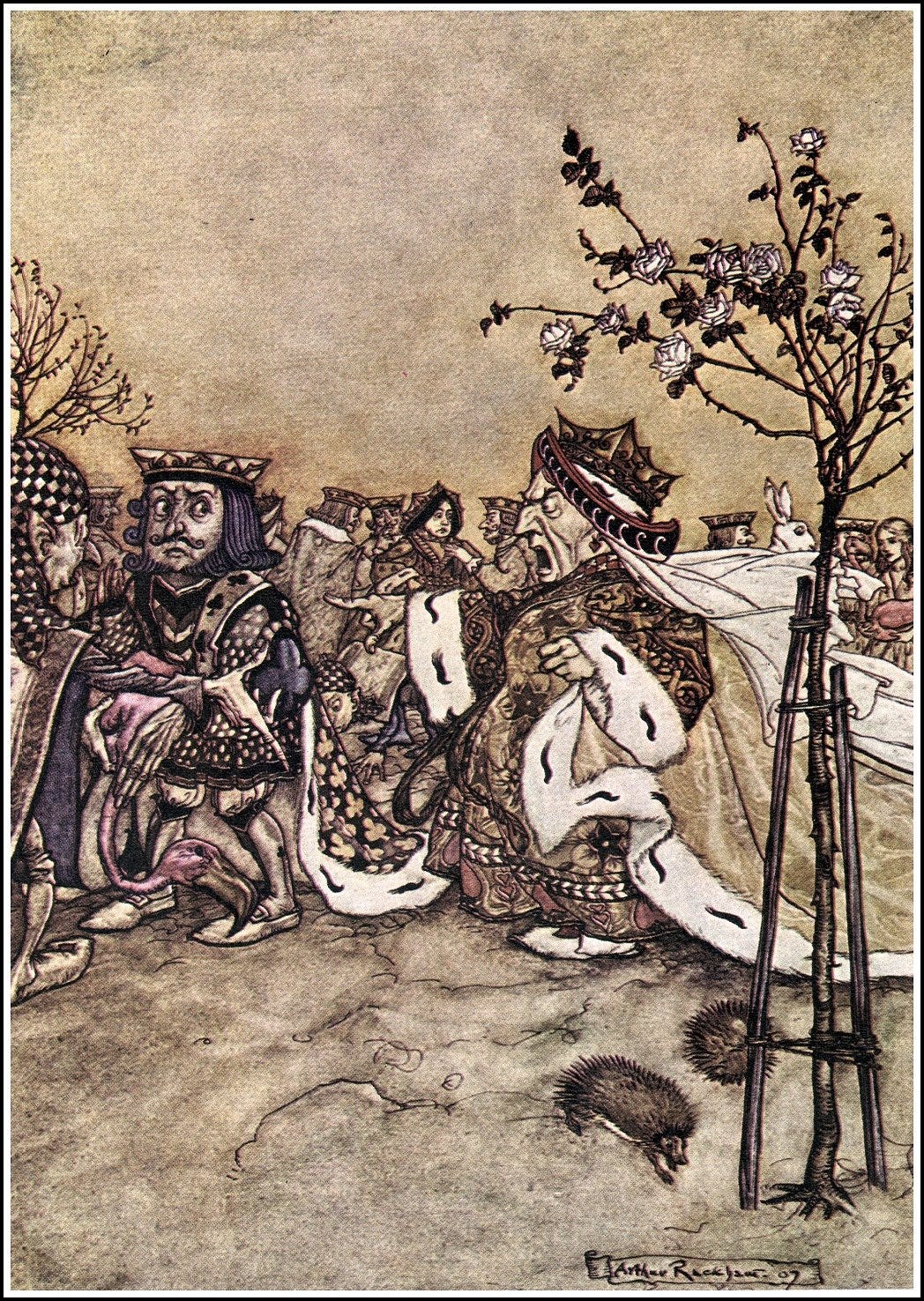 Arthur Rackham's Illustrations of Alice's Adventures in