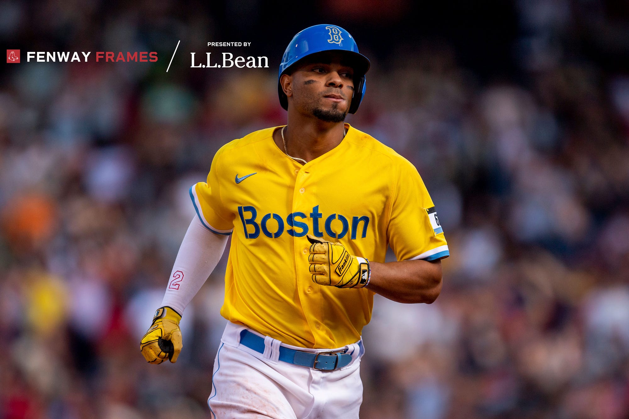 boston yellow uniforms