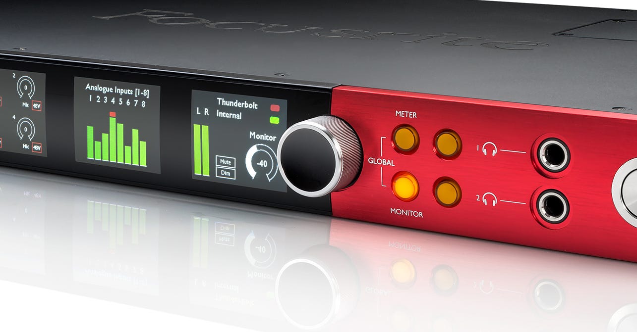 Designing The Ultimate Interface. Combining the trinity of sound, speed… |  by Chris Mayes-Wright | Focusrite // Spectrum | Medium