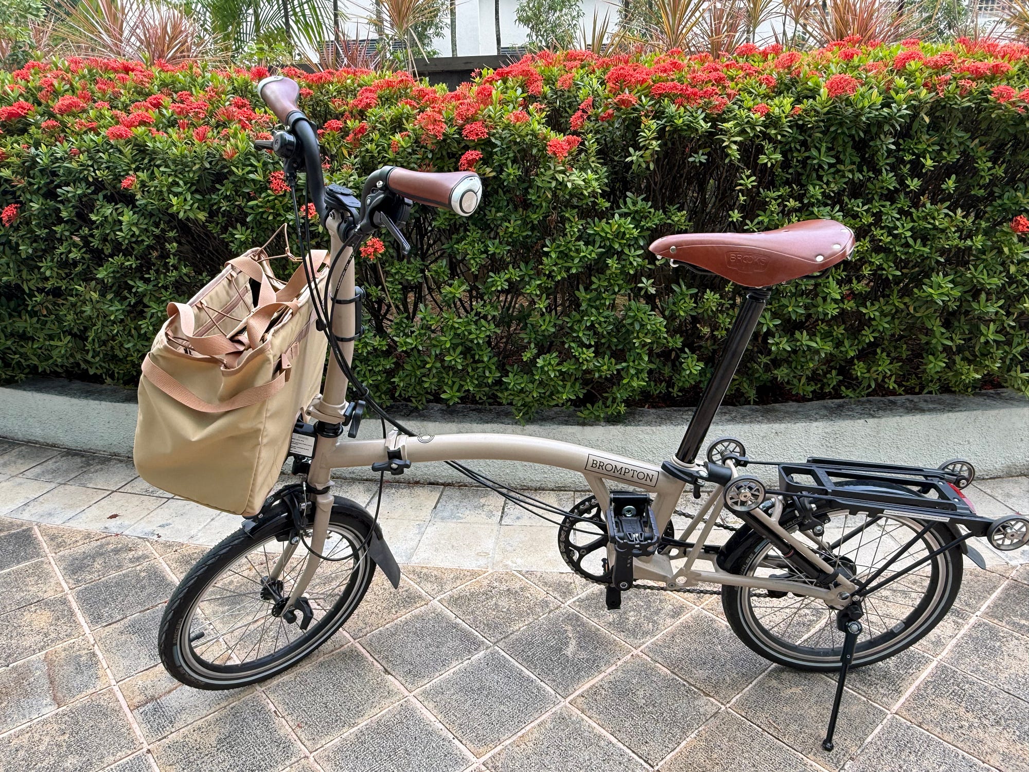 I bought the Brompton Basket Bag. And here's what I think about it