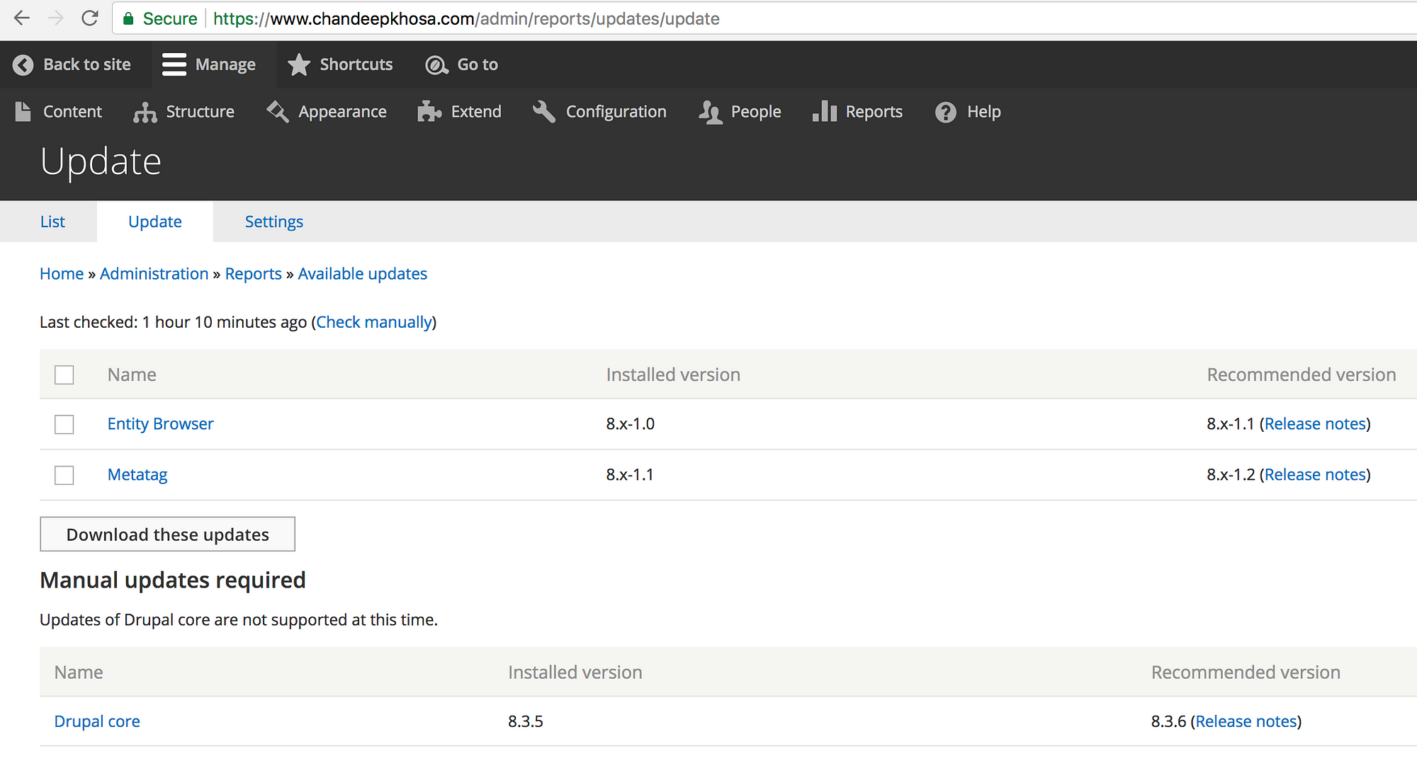 Updating Drupal 8 with Composer : a step by step tutorial | by Chandeep  Khosa | Medium