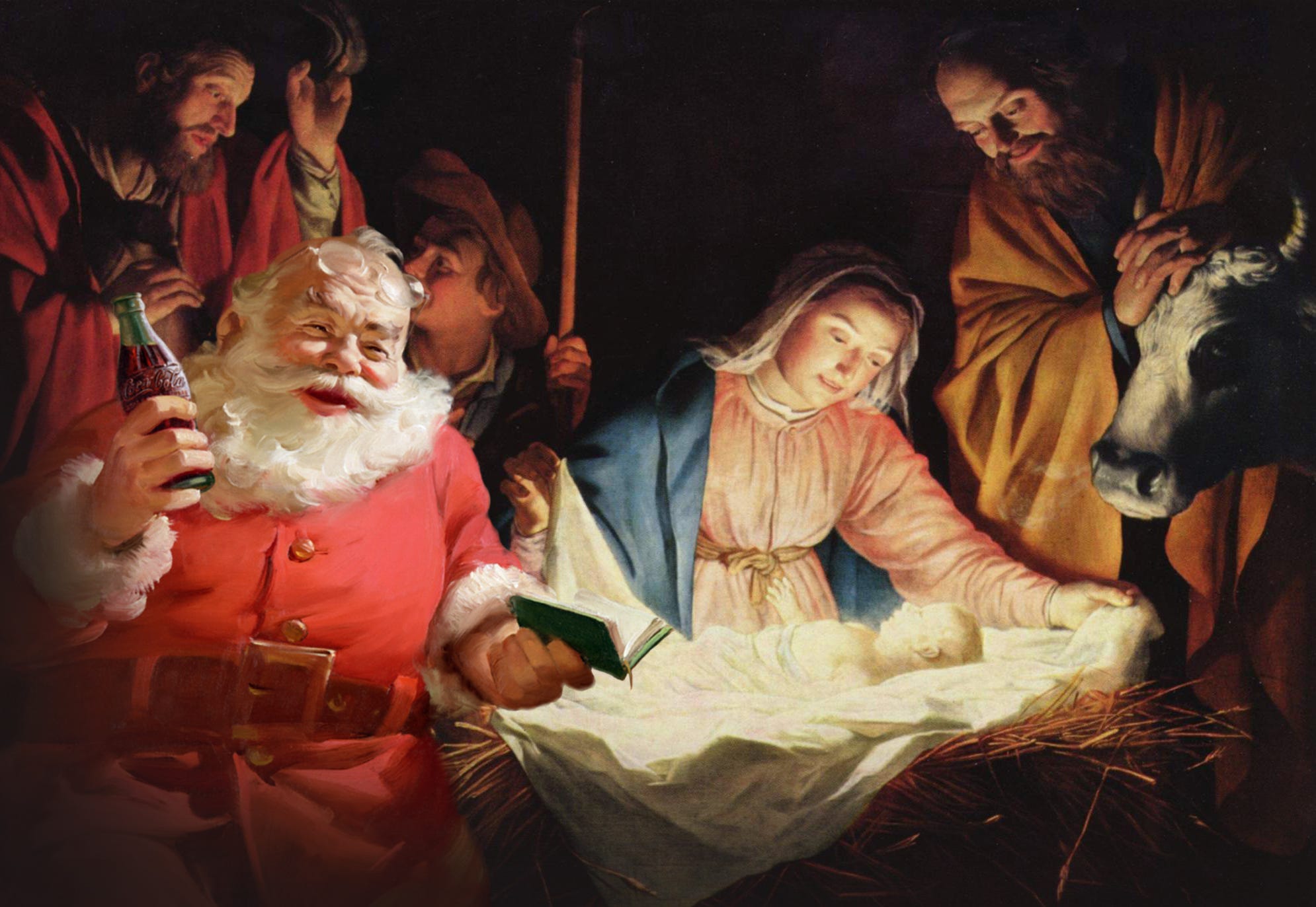 Santa Is Clearly Better Than Jesus by Mike Epifani Bullshit.IST