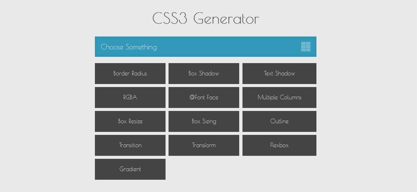 CSS filter Generator  Front-end Tools - High-performance and intuitive  HTML / CSS generator