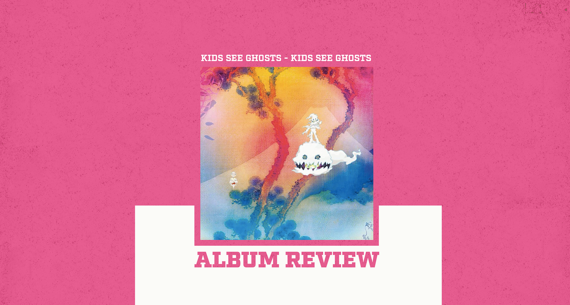 Kanye West & Kid Cudi LP Vinyl Record - Kids See Ghosts
