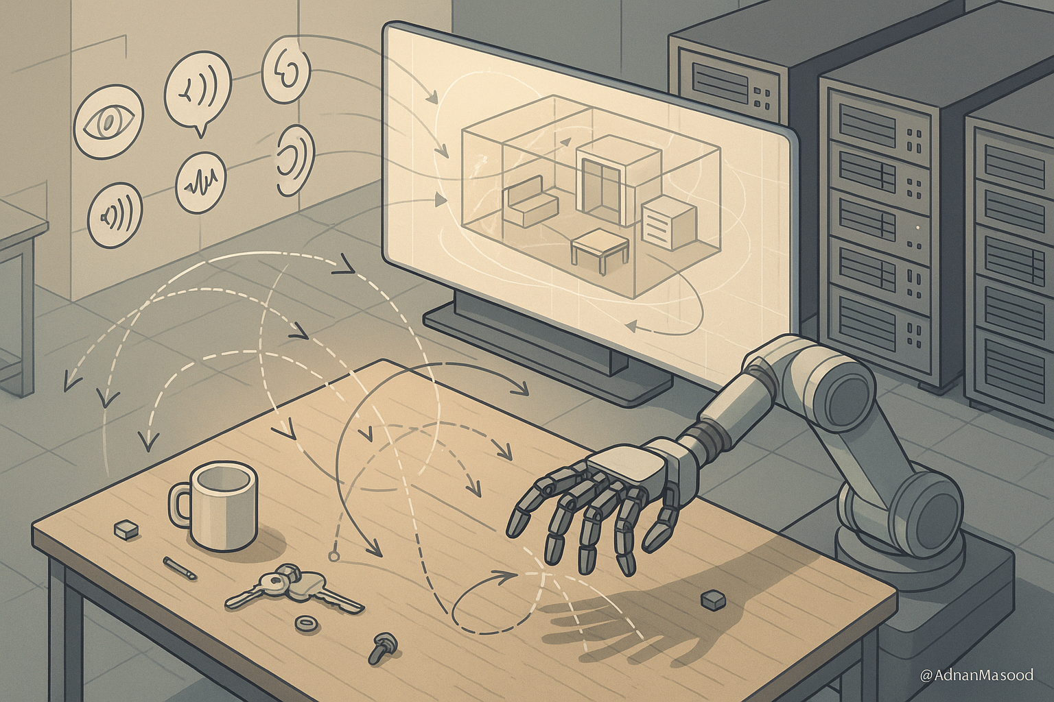Toward Spatial Intelligence: A Review of World‑Model Architectures, Data,  and Evaluation | by Adnan Masood, PhD. | Medium