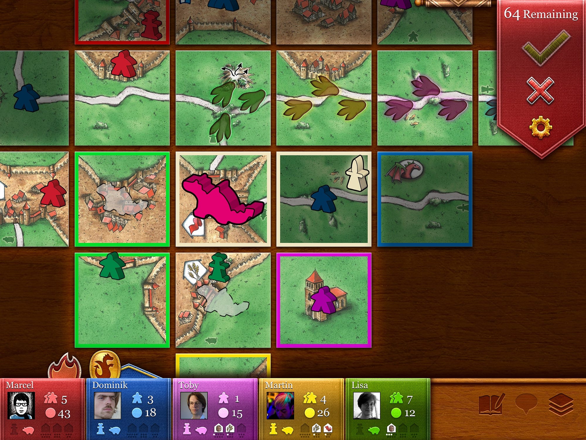 Dragon and Princess. A new expansion for Carcassonne | by TheCodingMonkeys  | Medium