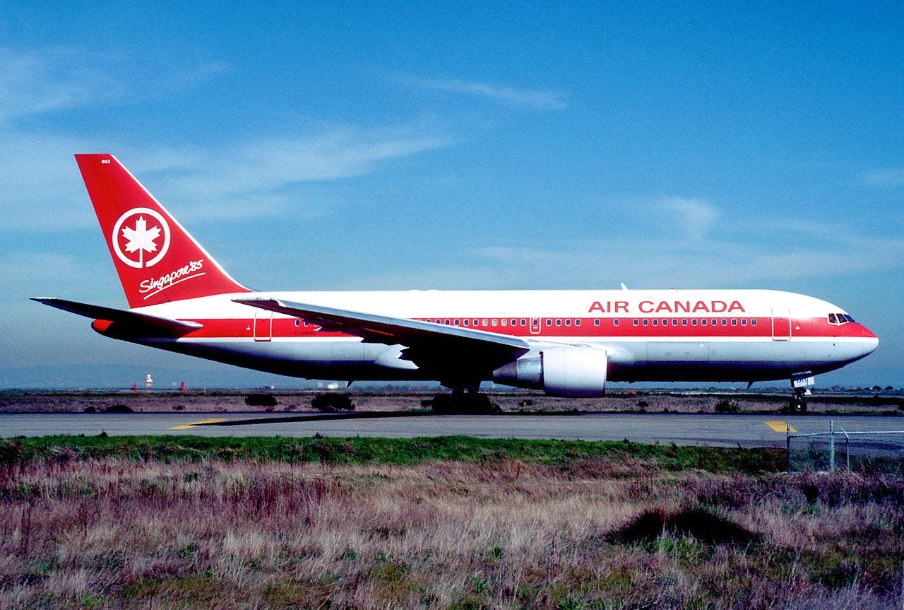 In 1983, two pilots miraculously landed a jumbo jet with no fuel