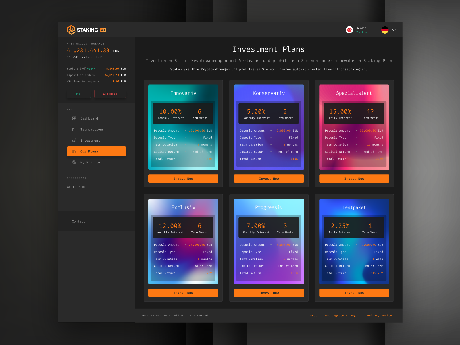 HYIP Investment Website UI UX Design | by Extej Agency | Medium