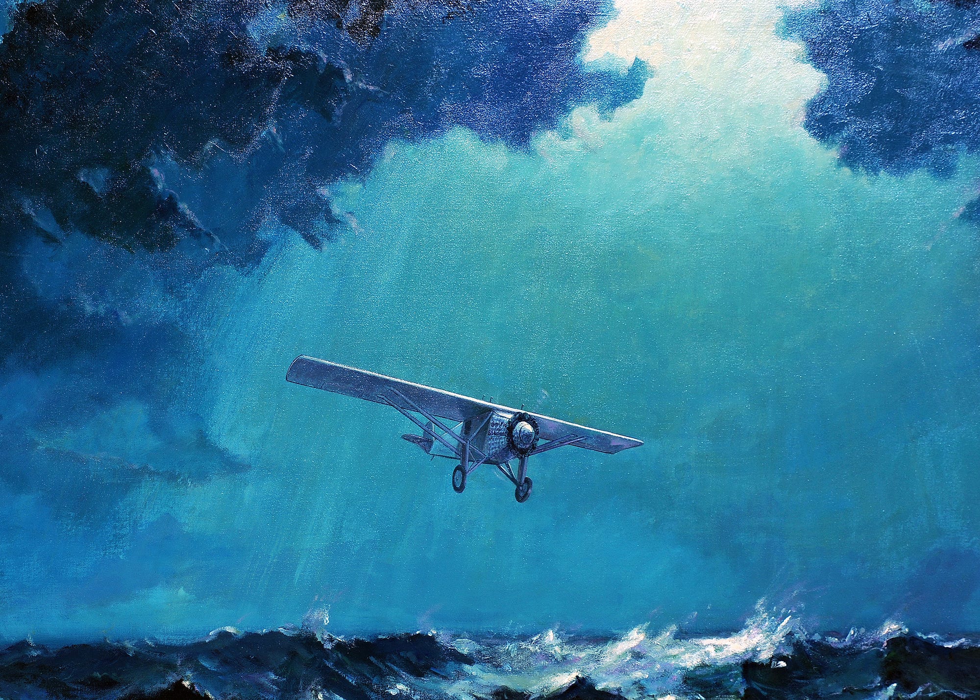 Guiding Lindbergh over the Atlantic | by NGA | Medium