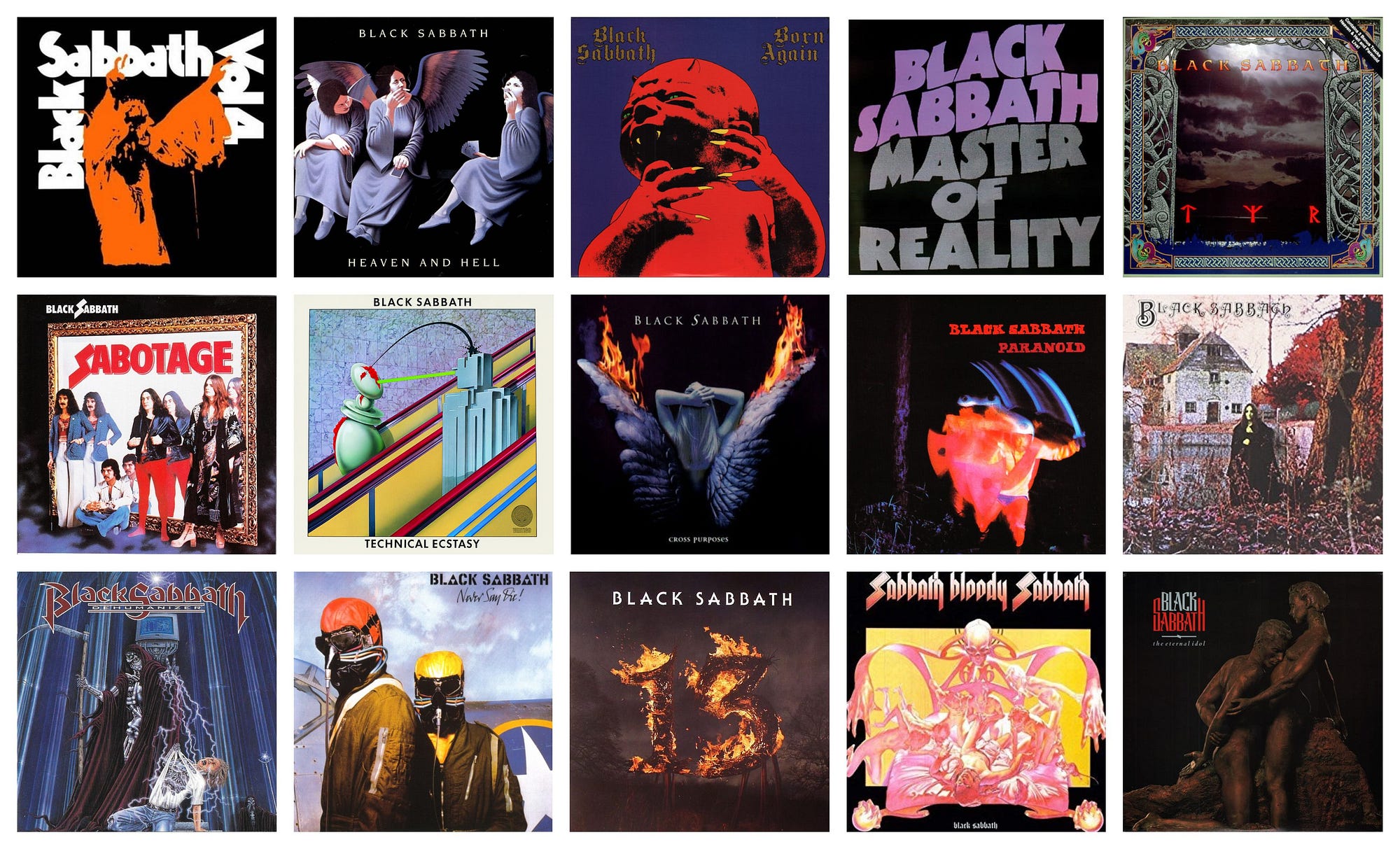 Black Sabbath Albums Ranked From Worst To Best | by Eddy Bamyasi | 6 Album  Sunday | Medium