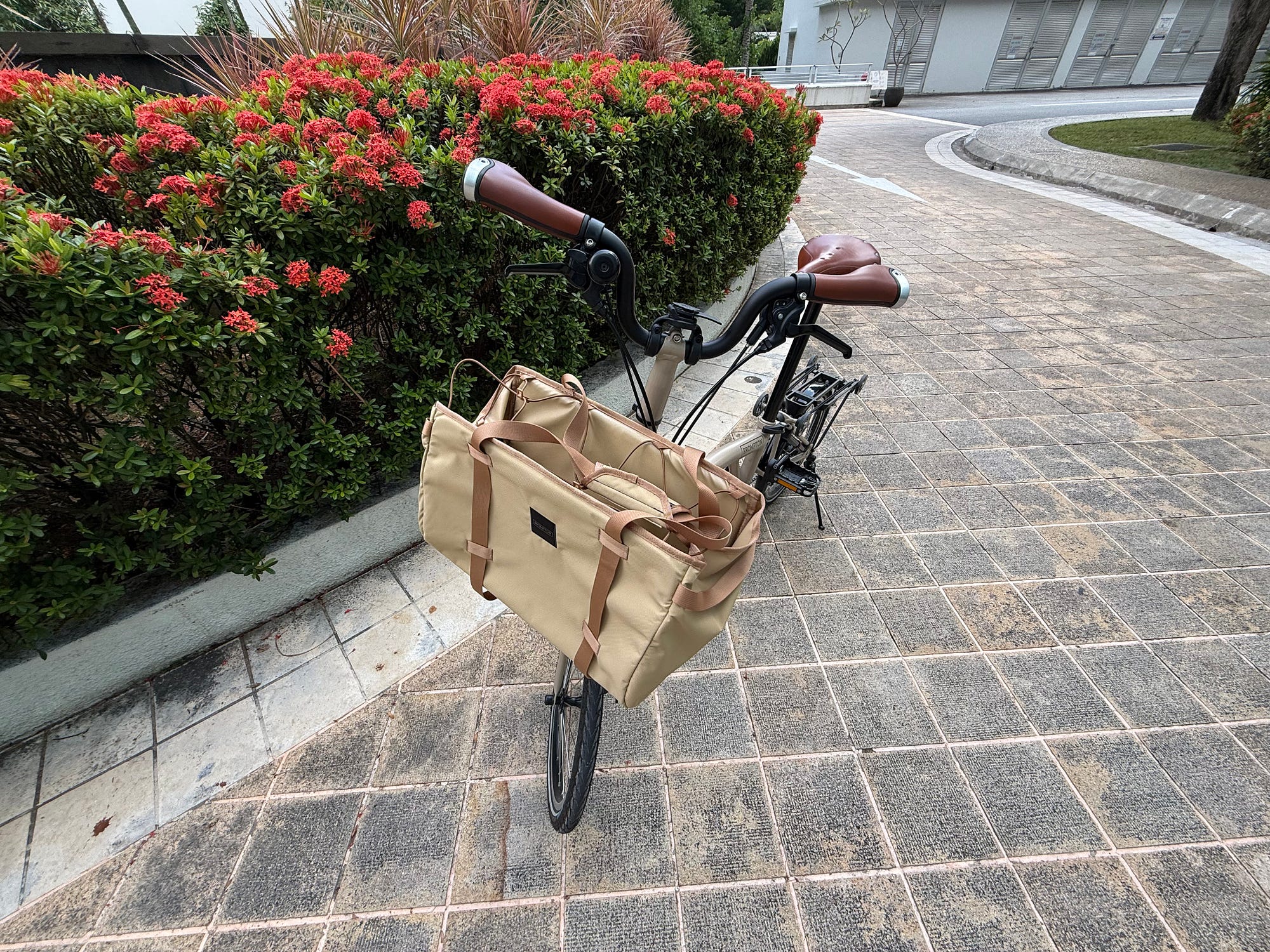 I bought the Brompton Basket Bag. And here's what I think about it
