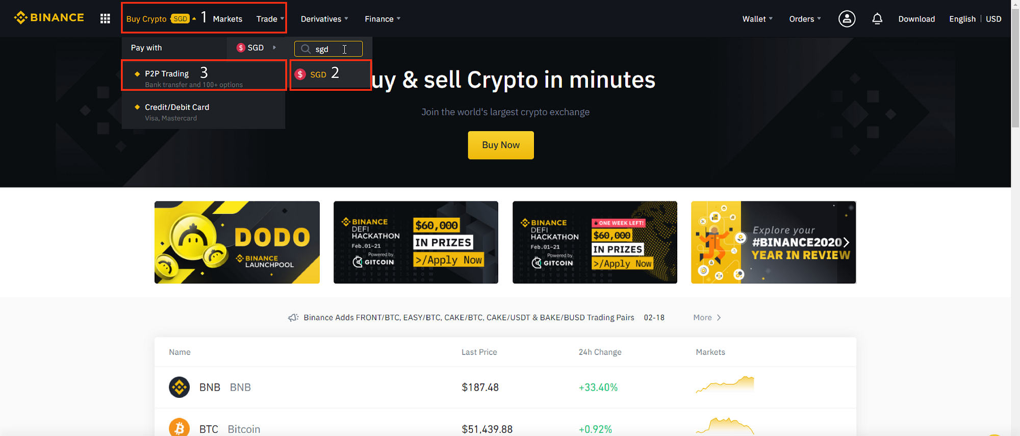 Binance.com vs Binance.sg | DataDrivenInvestor