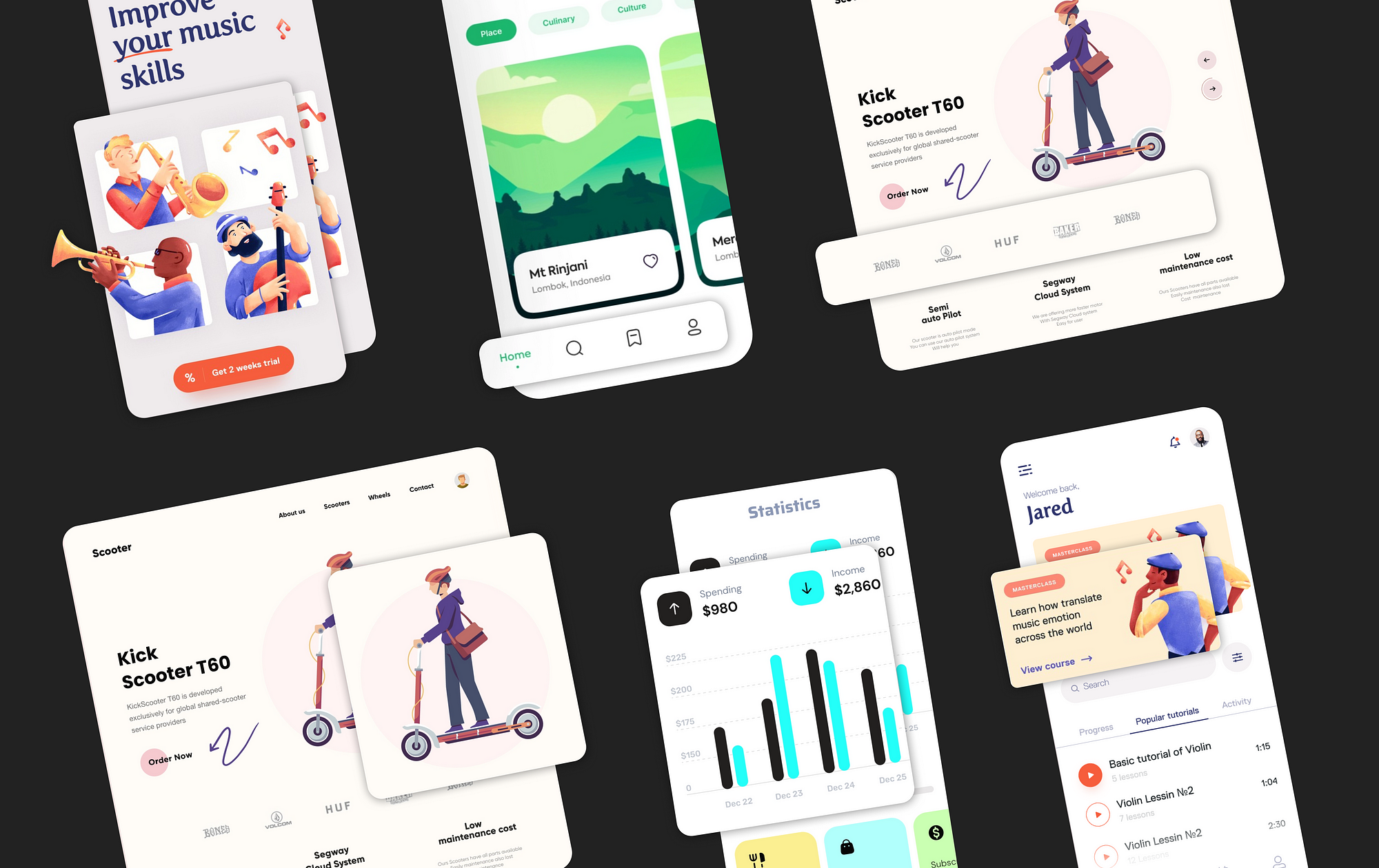 UI Inspirations 2022
