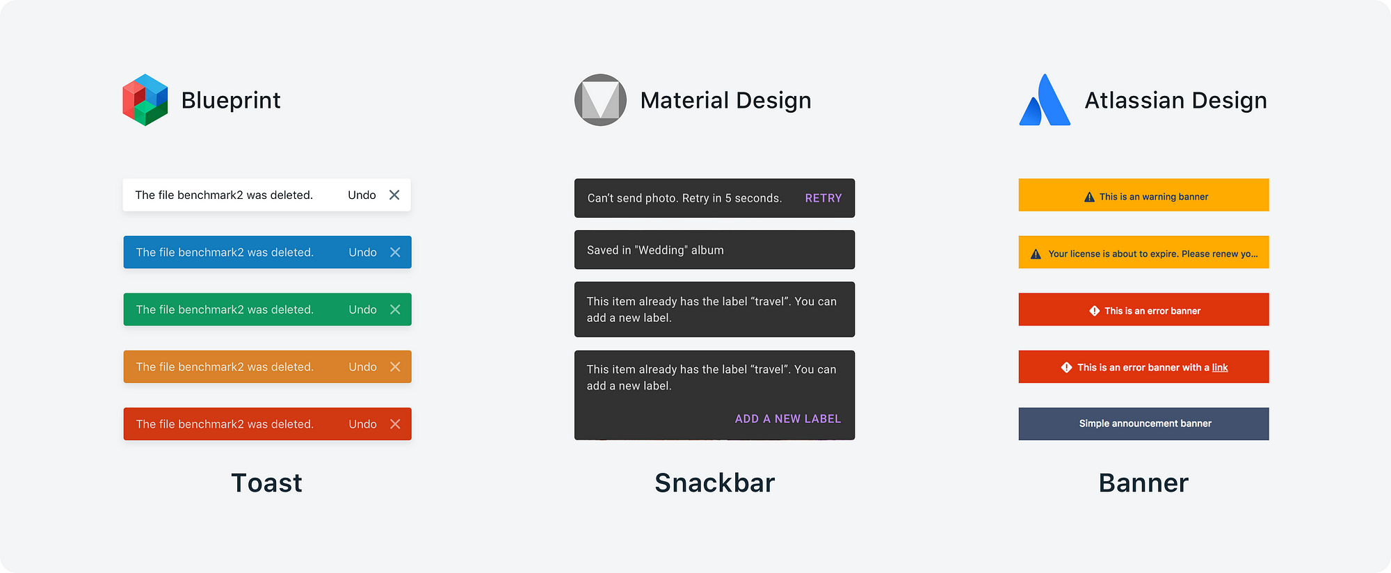 Snackbars - Material Design