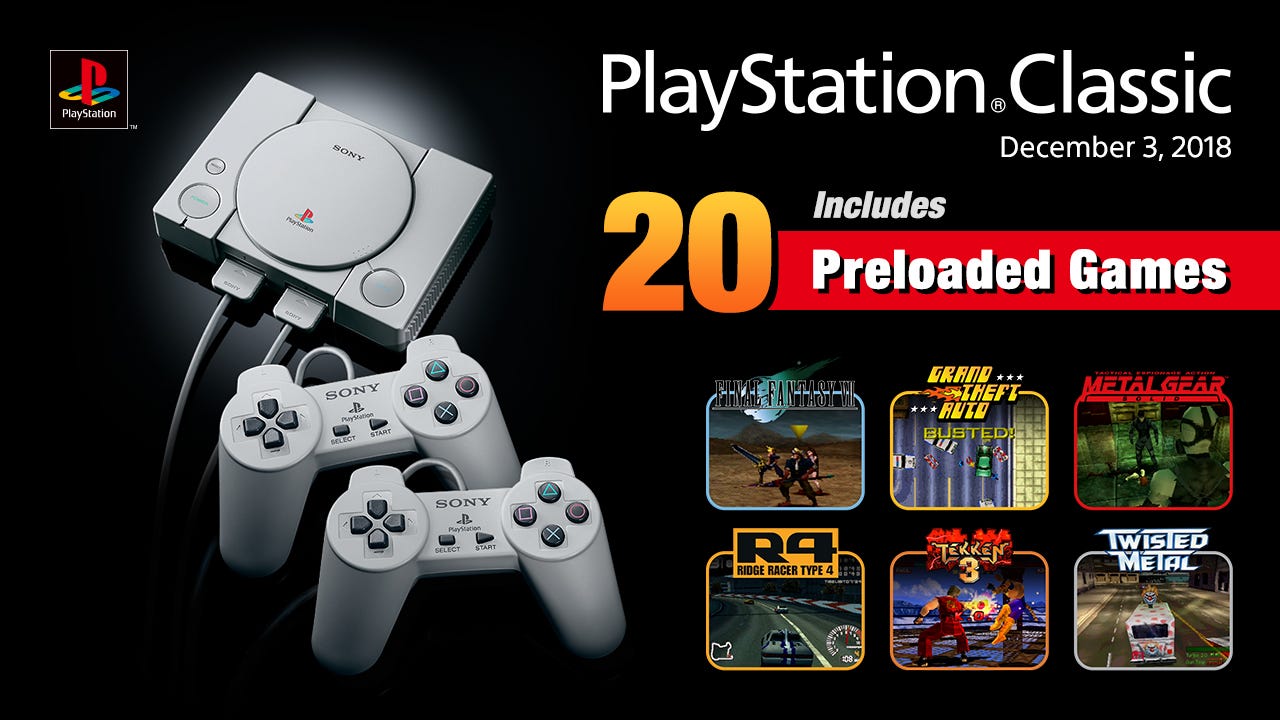 Sony unveils the 20 games on PlayStation Classic, by Sohrab Osati