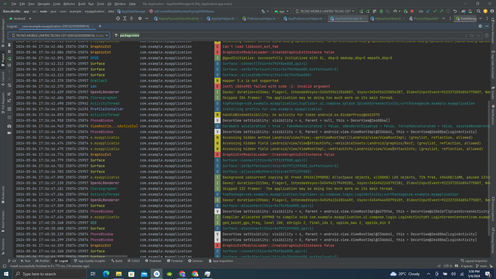 sslhandshakeexception android