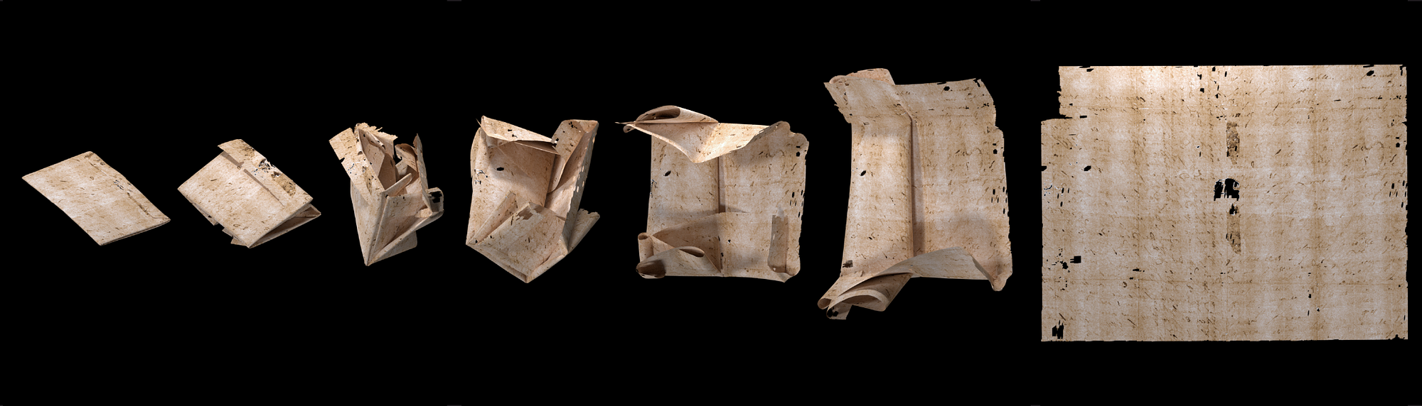 Virtually unfolding sealed 17th-century letters — a story of