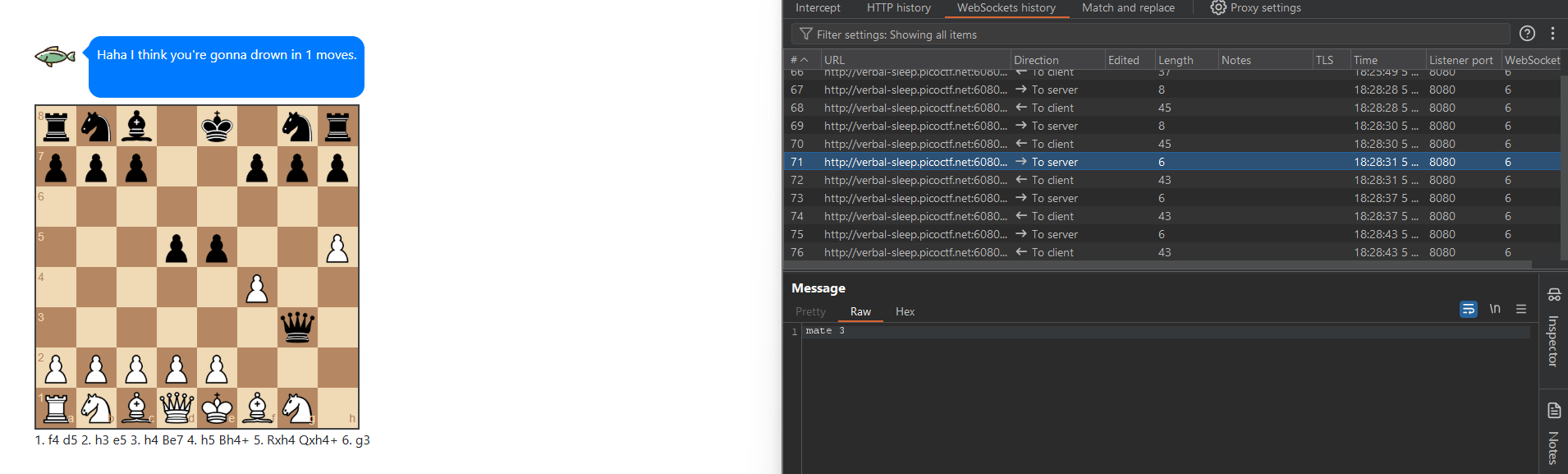 Website initial view