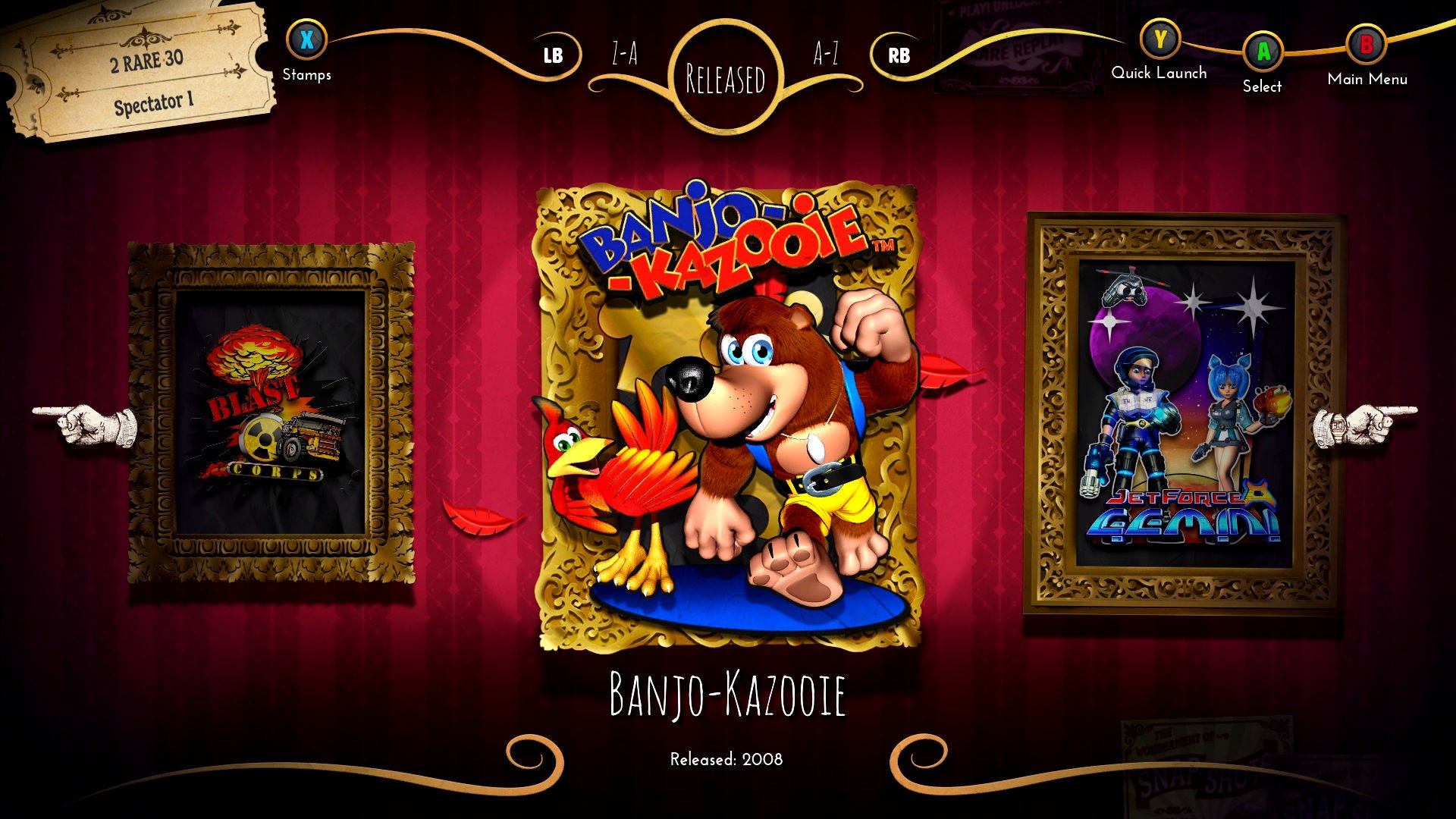 Banjo-Kazooie é um dos clássicos que o Xbox pode apresentar amanhã