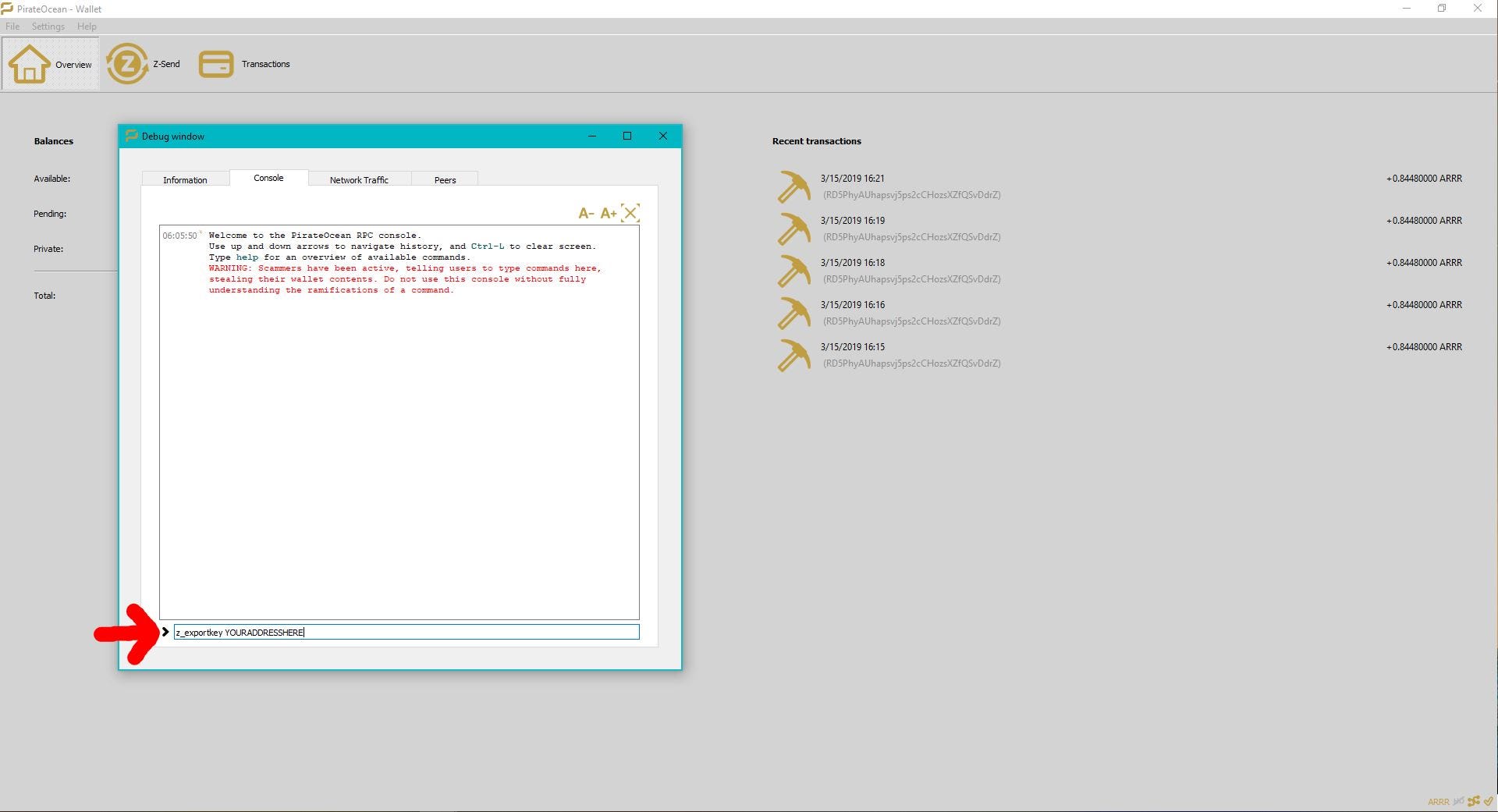 PirateOcean Wallet Guide. A cryptocurrency wallet is like a bank… | by  PirateChain | Pirate Chain | Medium