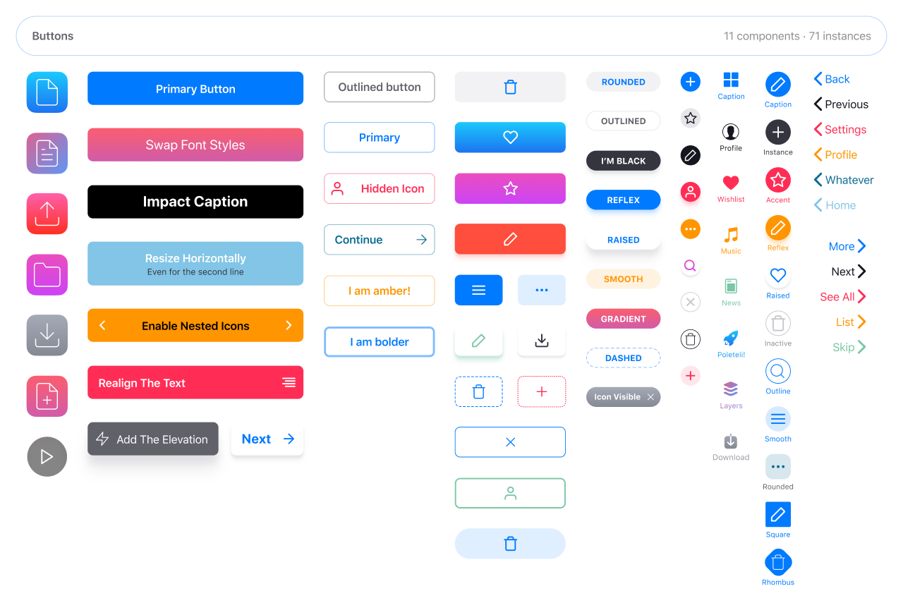 Designing for iPhone in Figma. iOS 12 native components UI styles | by  Roman Kamushken | Medium