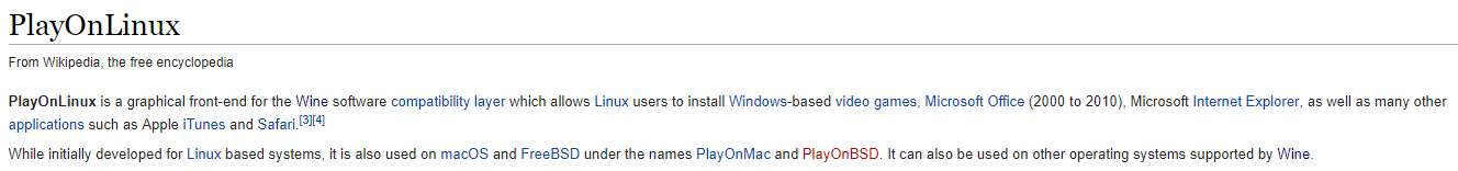 PlayOnLinux - Wikipedia