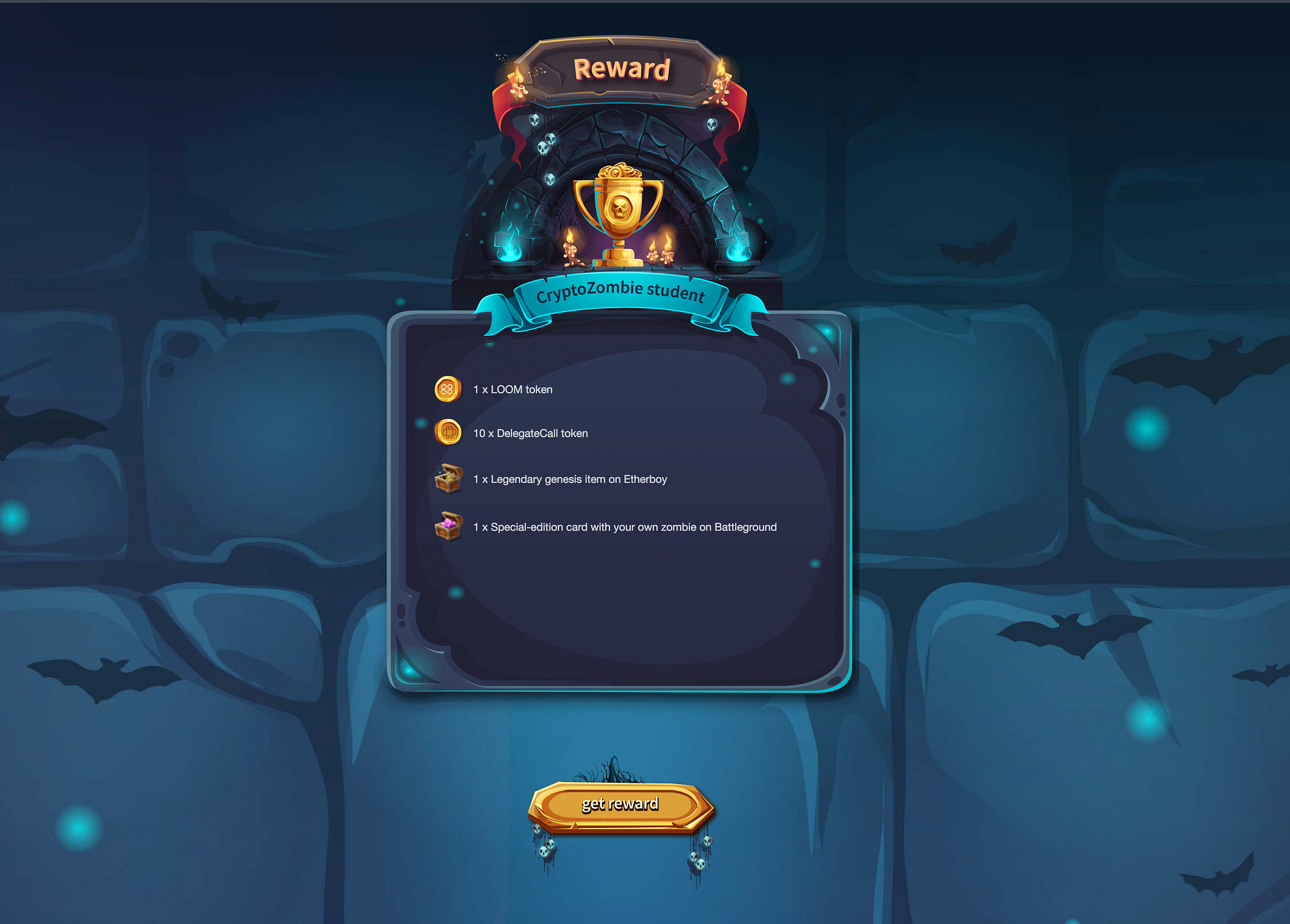 CryptoZombies Rewards Released! Developers, Time to Claim Those Sweet  Bonuses… 🏆 ⚔ 🎁 ️🎉 | by Luke Zhang | Loom Network | Medium