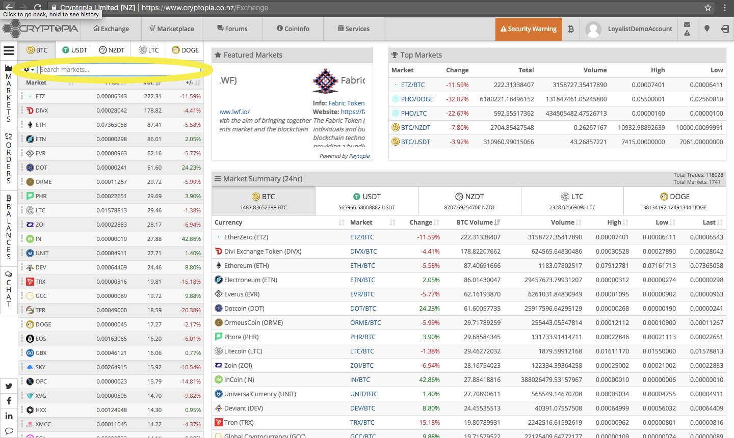 로얄코인은 현재 Cryptopia에 상장 했습니다! 여기 Cryptopia 단계별 사용 가이드를 확인하세요. | by Miko Ilas  | LoyalCoin | Medium