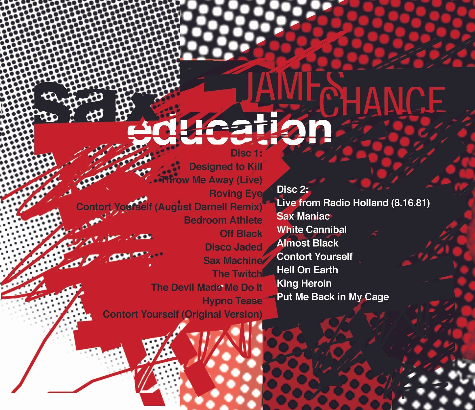 Liner Notes from James Chance's Irresistible Impulse + Sax