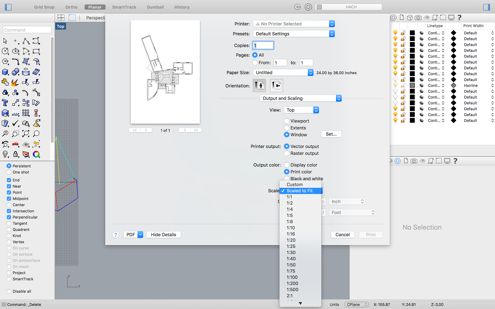 How to export CAD drawing from Rhino to PDF? | by Ei Kay Khine Zin