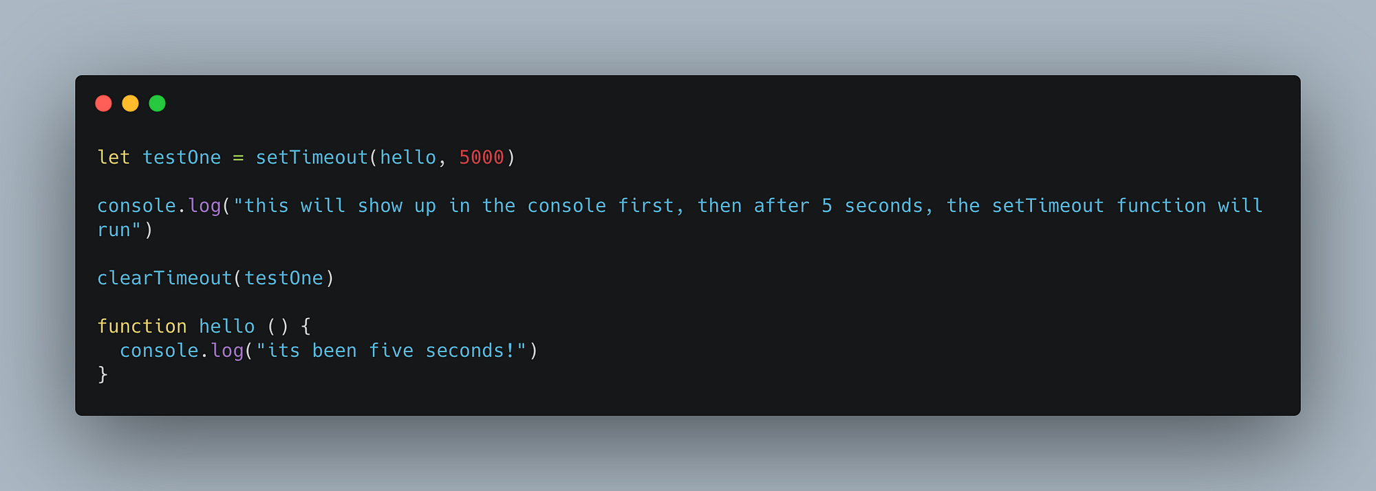 Understanding setInterval() and ...