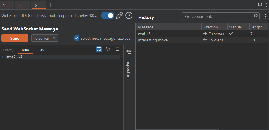 Website initial view