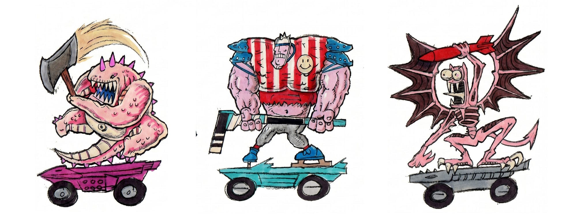 Steve Wuesthoff On Kenner's Savage Mondo Blitzers | by Doug Arcuri