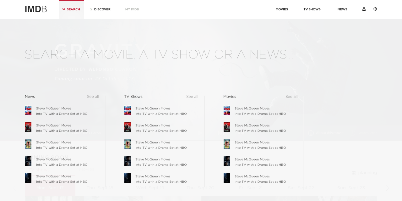 IMDb Movie/TV Page Redesign by Mads Egmose on Dribbble