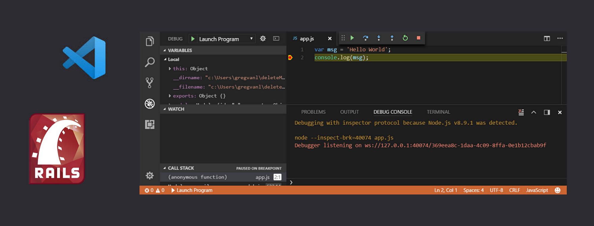 Debugging Ruby on Rails server in VS Code | by Rahul Arora | Medium