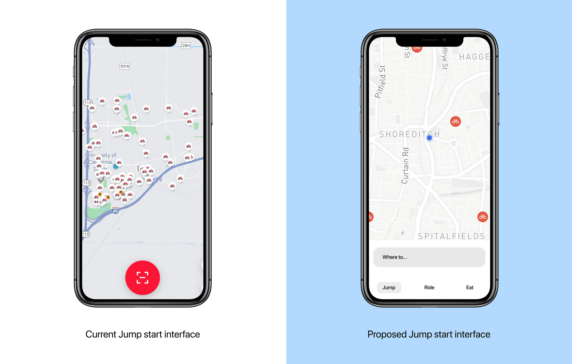 Uber best sale jump locations