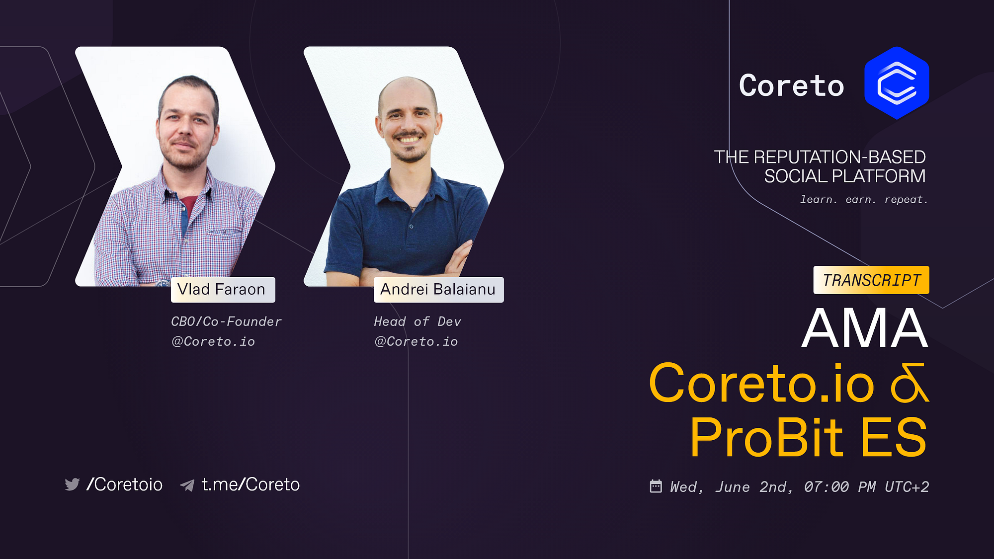 ProBit [Español] x Coreto AMA Transcript | by Coreto Platform | Coreto.io |  Medium