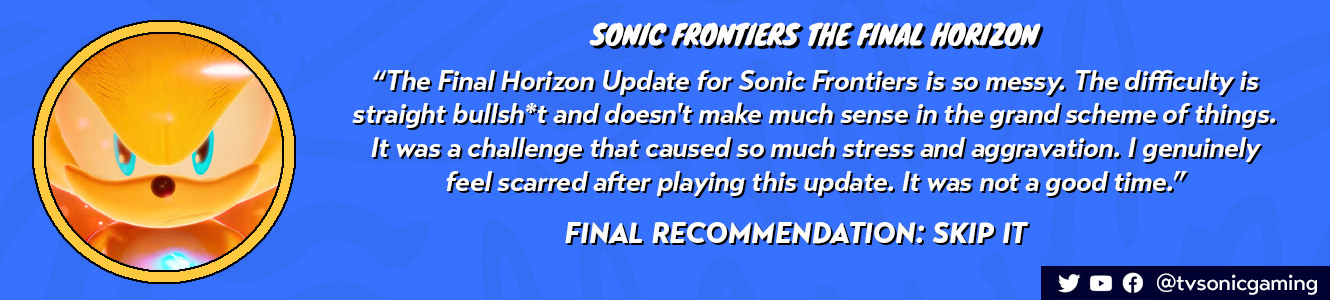 What's Wrong with Sonic Frontiers: The Final Horizon?, by Travis Vuong