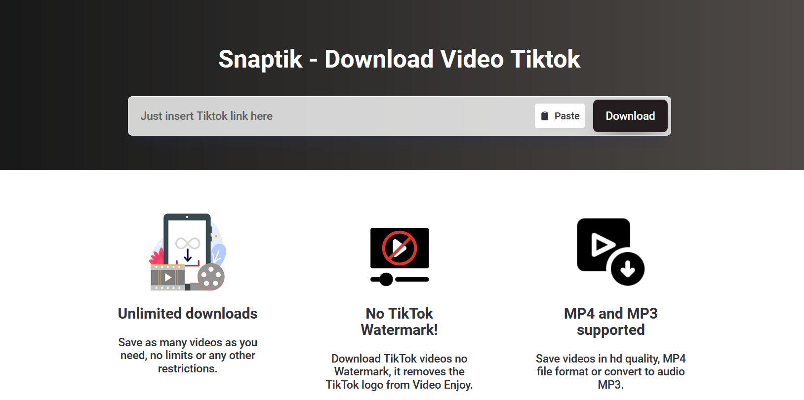 Snaptik Video Downloader Without Watermark Easy Way | by Rocky Handsome |  Nov, 2023 | Medium