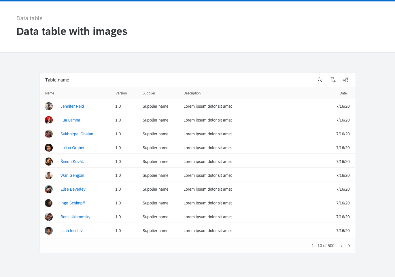 Data Modern Ui Table Styles