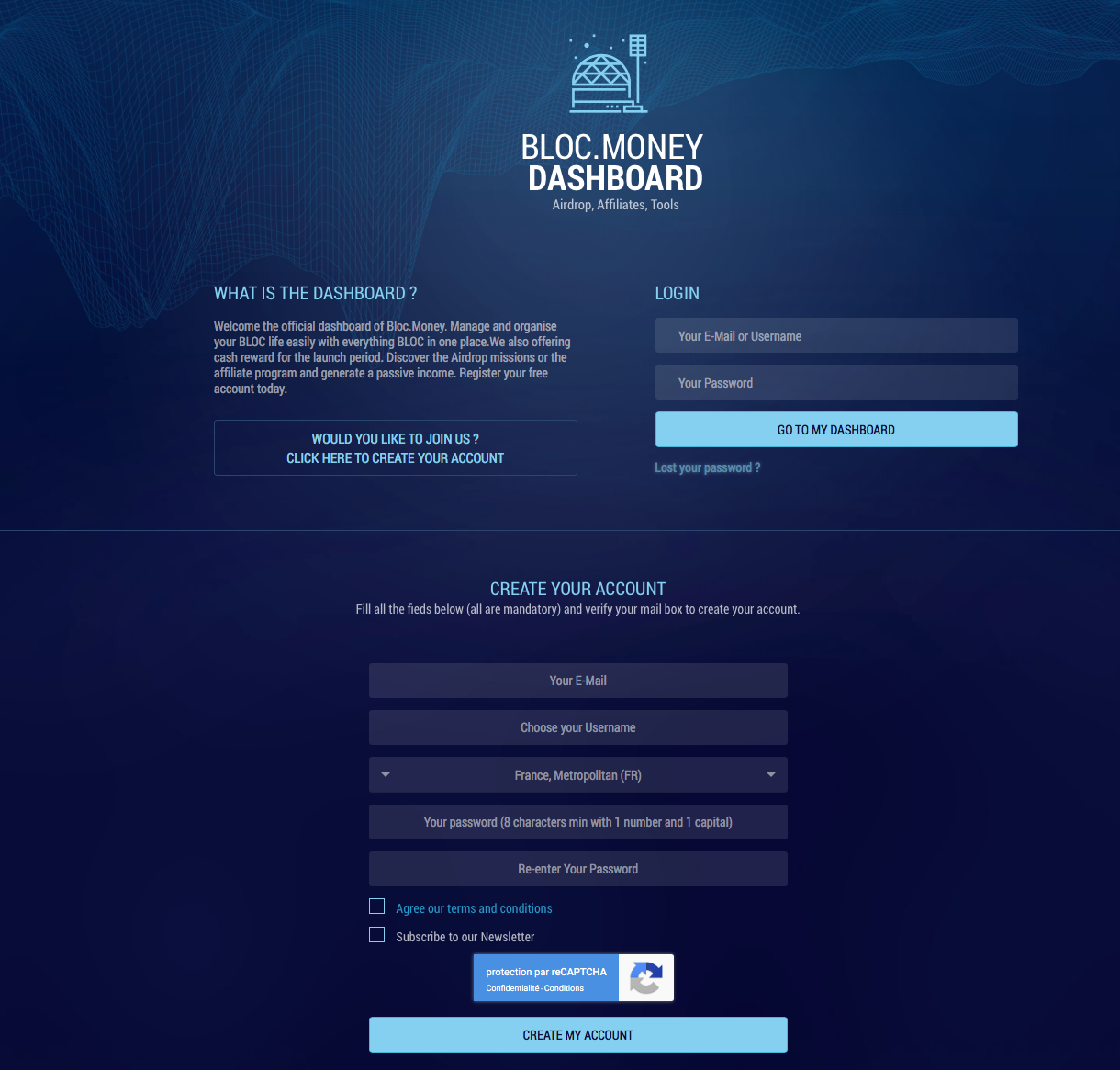 Introducing innovative dashboard for BLOC.money cryptocurrency | by BLOC. money | Medium