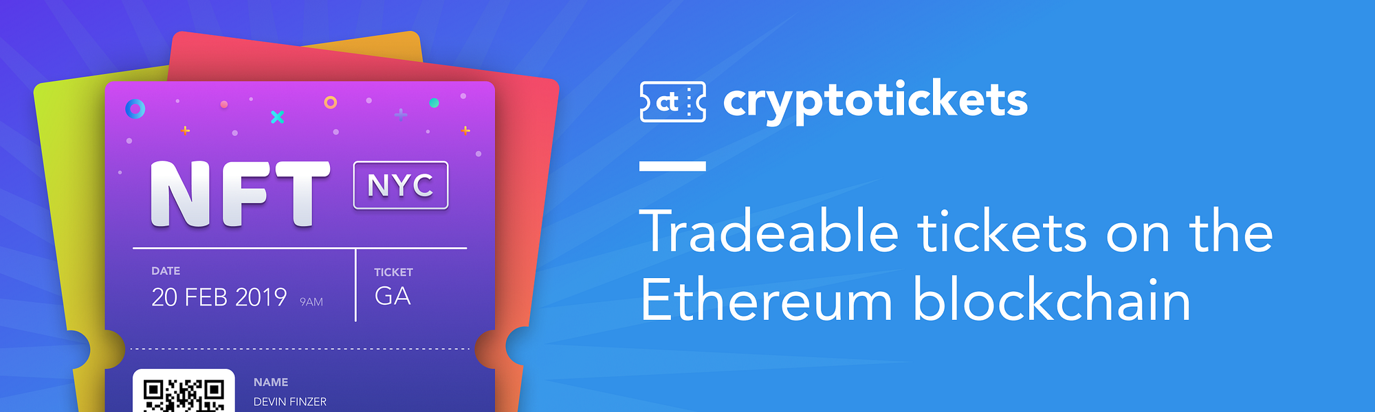 CryptoTickets, Ethereum ERC721 tickets, are live and tradeable on OpenSea |  by Devin Finzer | OpenSea | Medium