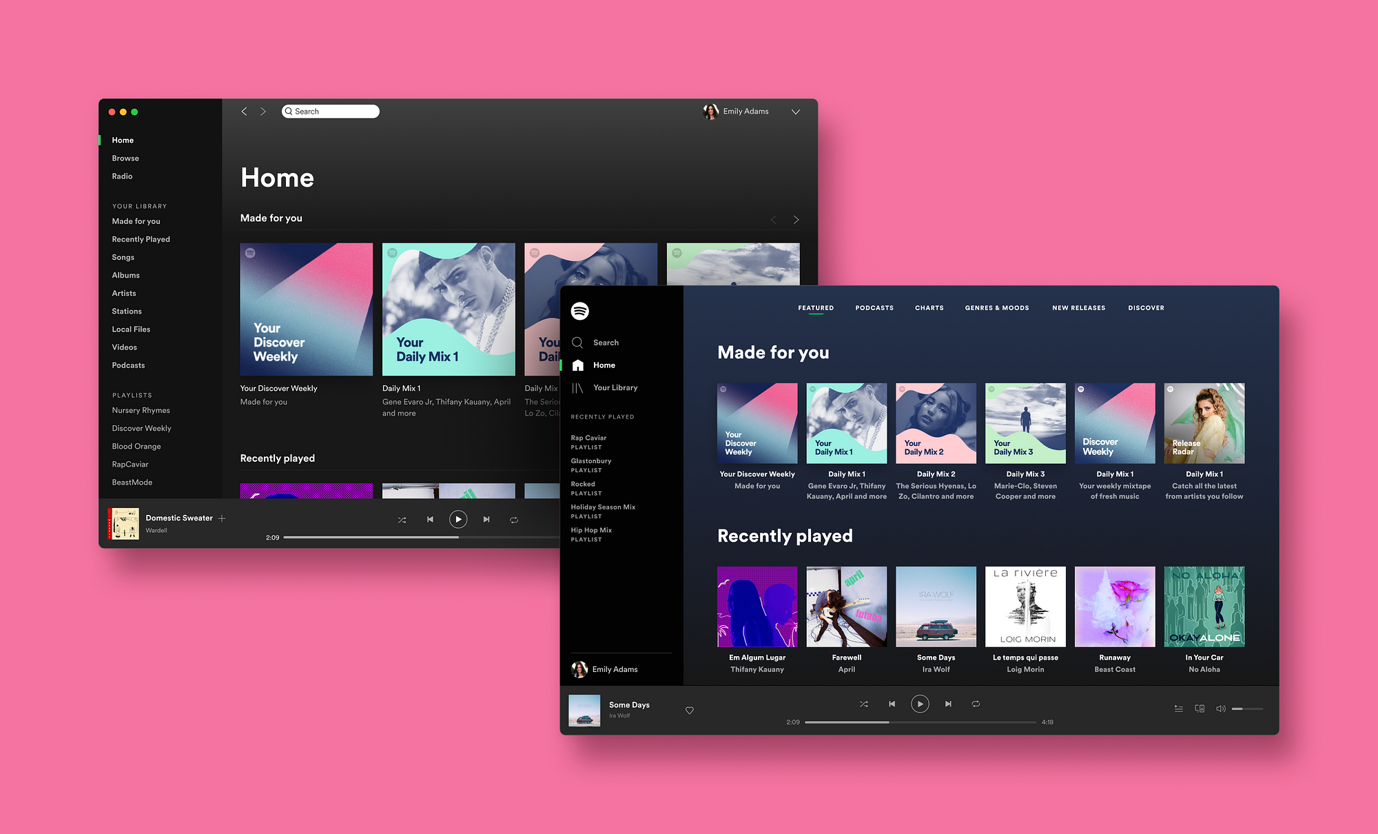 Designing a New Foundation: Spotify for Desktop | by Spotify Design |  Spotify Design | Medium