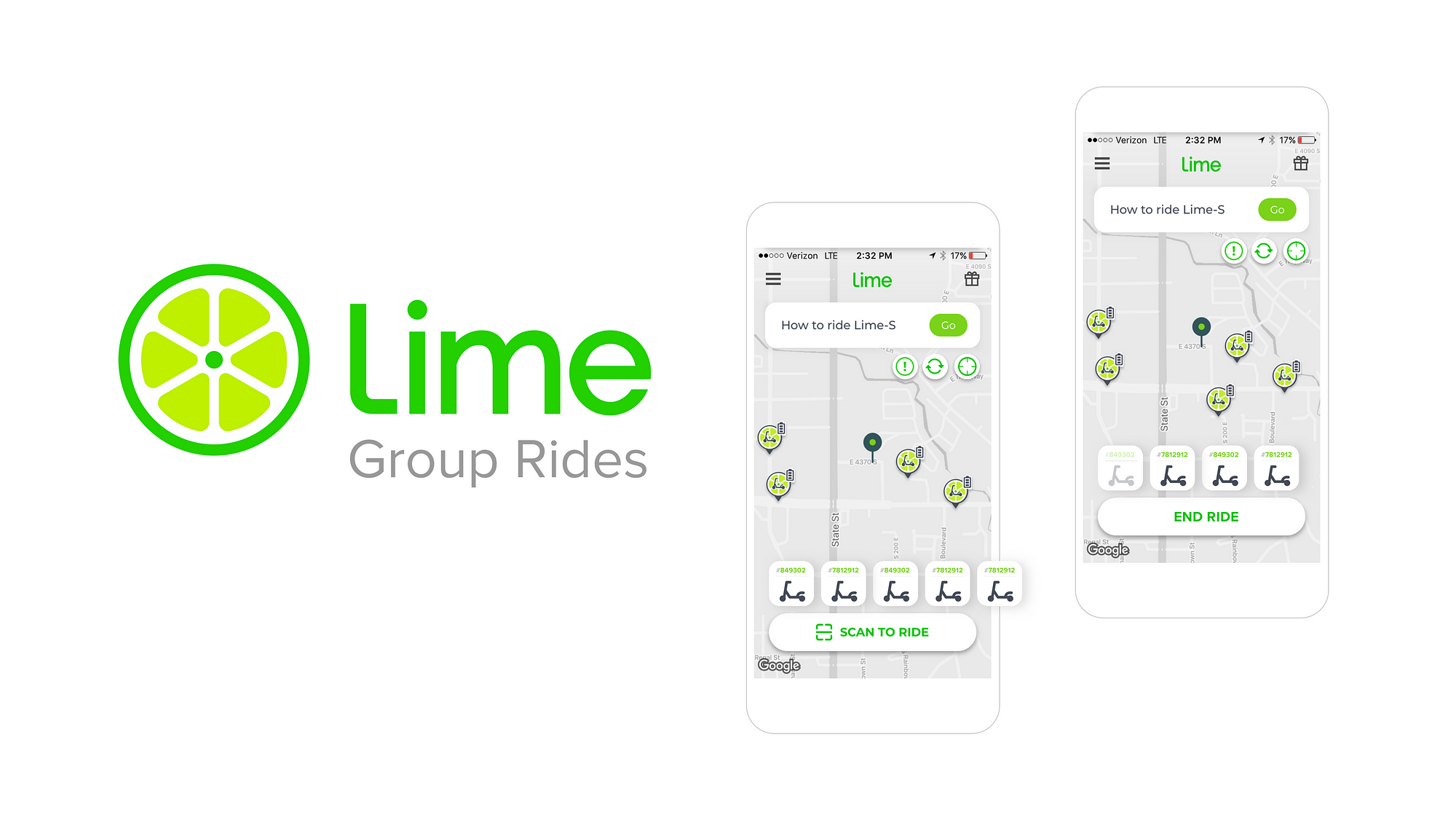 Lime Scooters: what does this green line in the lime app's map