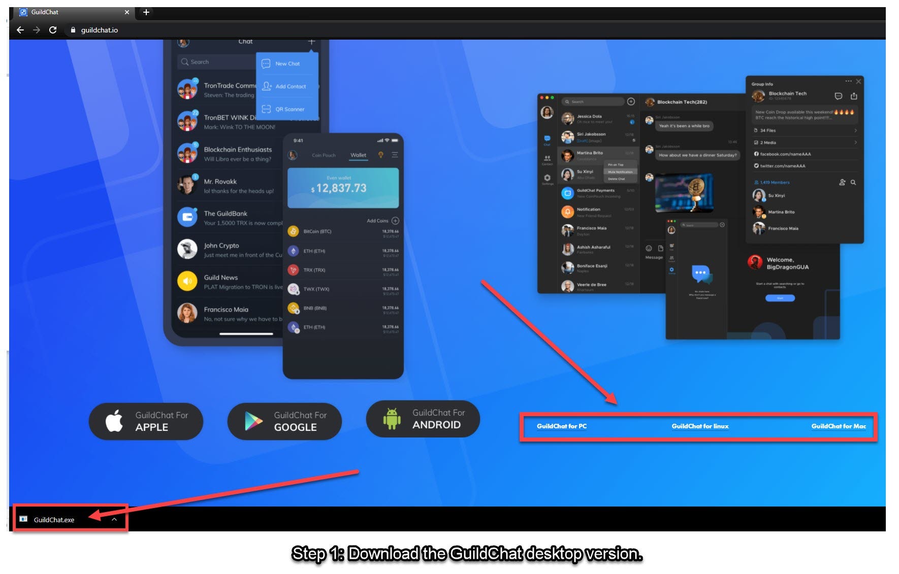 How to install the GuildChat desktop version? | by Yorina Wouters
