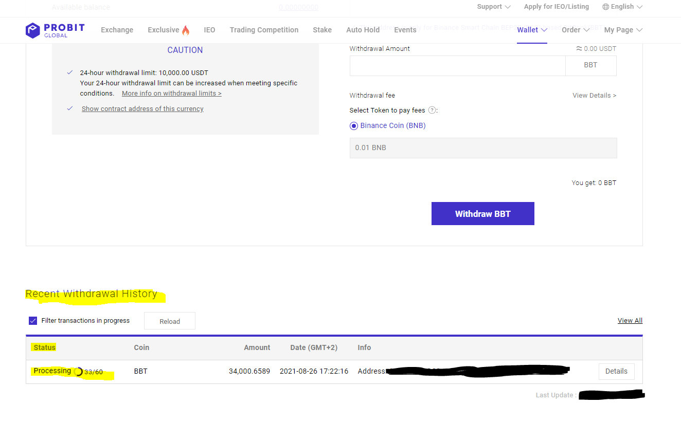 How to Transfer BitBook Tokens from PROBIT to MetaMask | by Gabe_HuMan |  Medium
