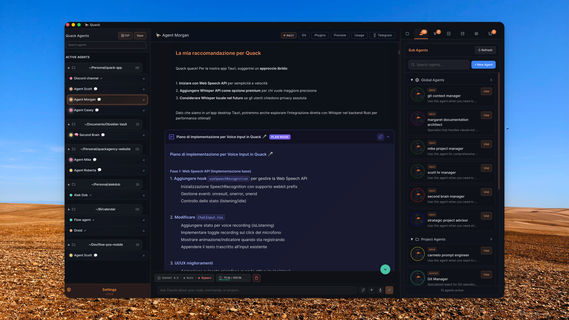 Claude Code + Visual IDE + Duck Agents = 5 Projects Simultaneously:  Building Quack | by Alek Dobrohotov | Medium