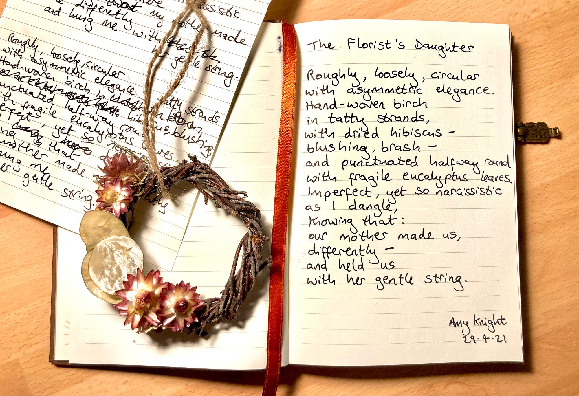 The Florist&rsquo;s Daughter | A Paper Poem | Paper Poetry