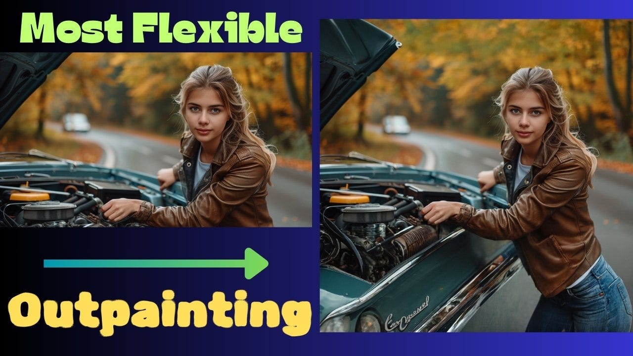 Flexible Outpainting in Stable Diffusion with Dedicated Checkpoint for  Inpainting | Bootcamp