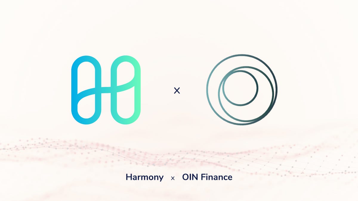 Harmony Partners with OIN Finance to Create a ONE-backed Stablecoin | by  Peter Abilla | Harmony | Medium